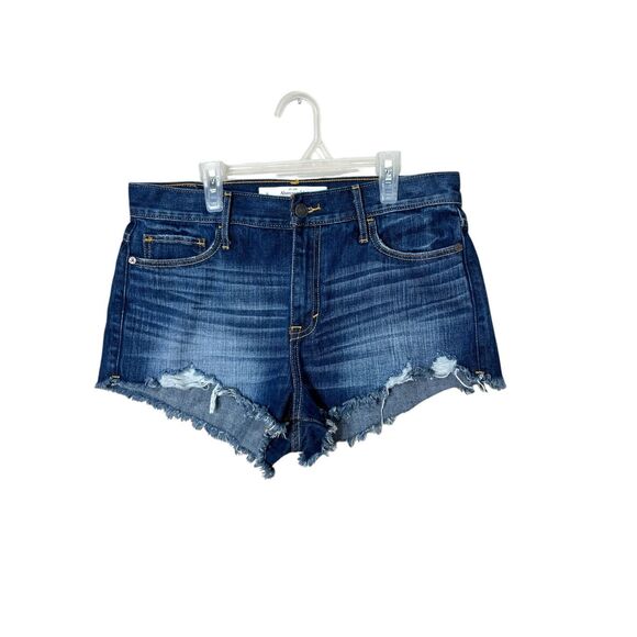 Abercrombie & Fitch Distressed Jeans Shorts Size 8 - Picture 1 of 6